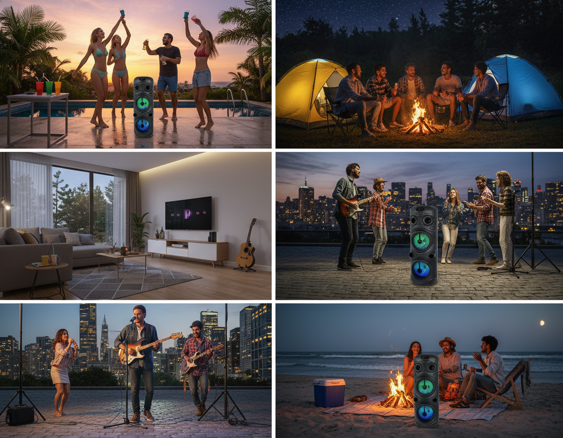 Parlante Karaoke 2000 W ZHAN