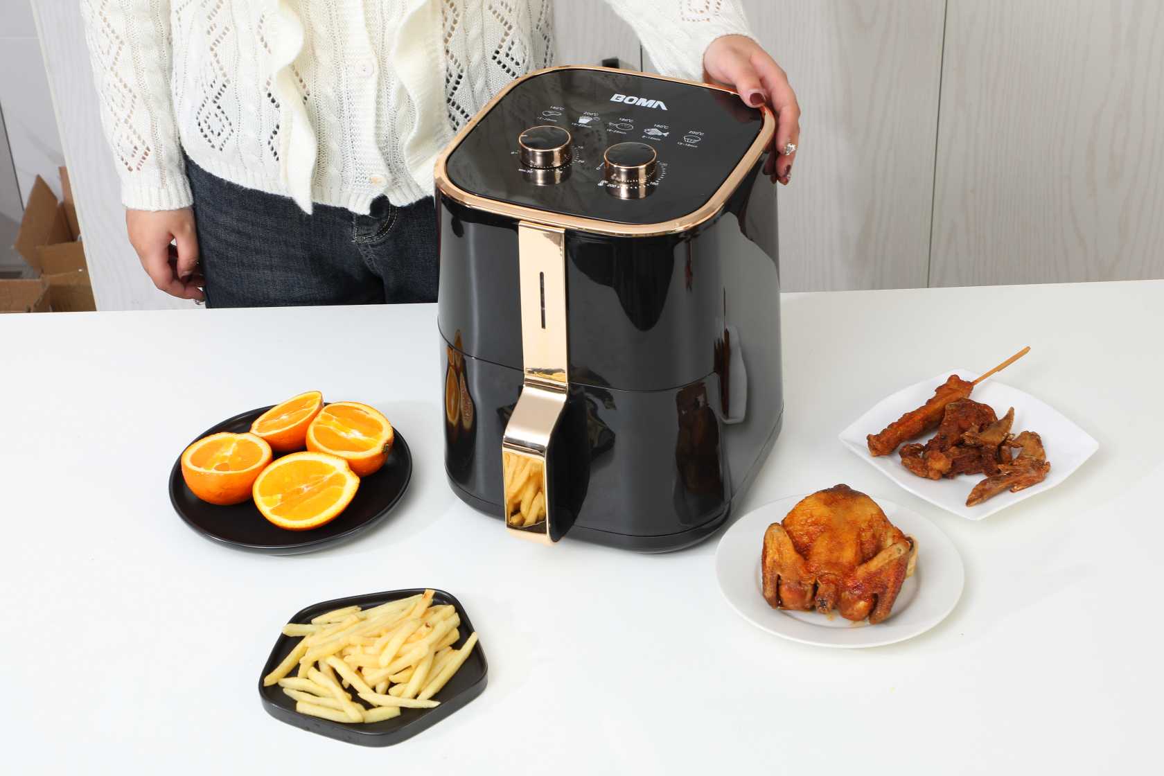 Freidora de aire 5L-1400W BOMA BM-068A