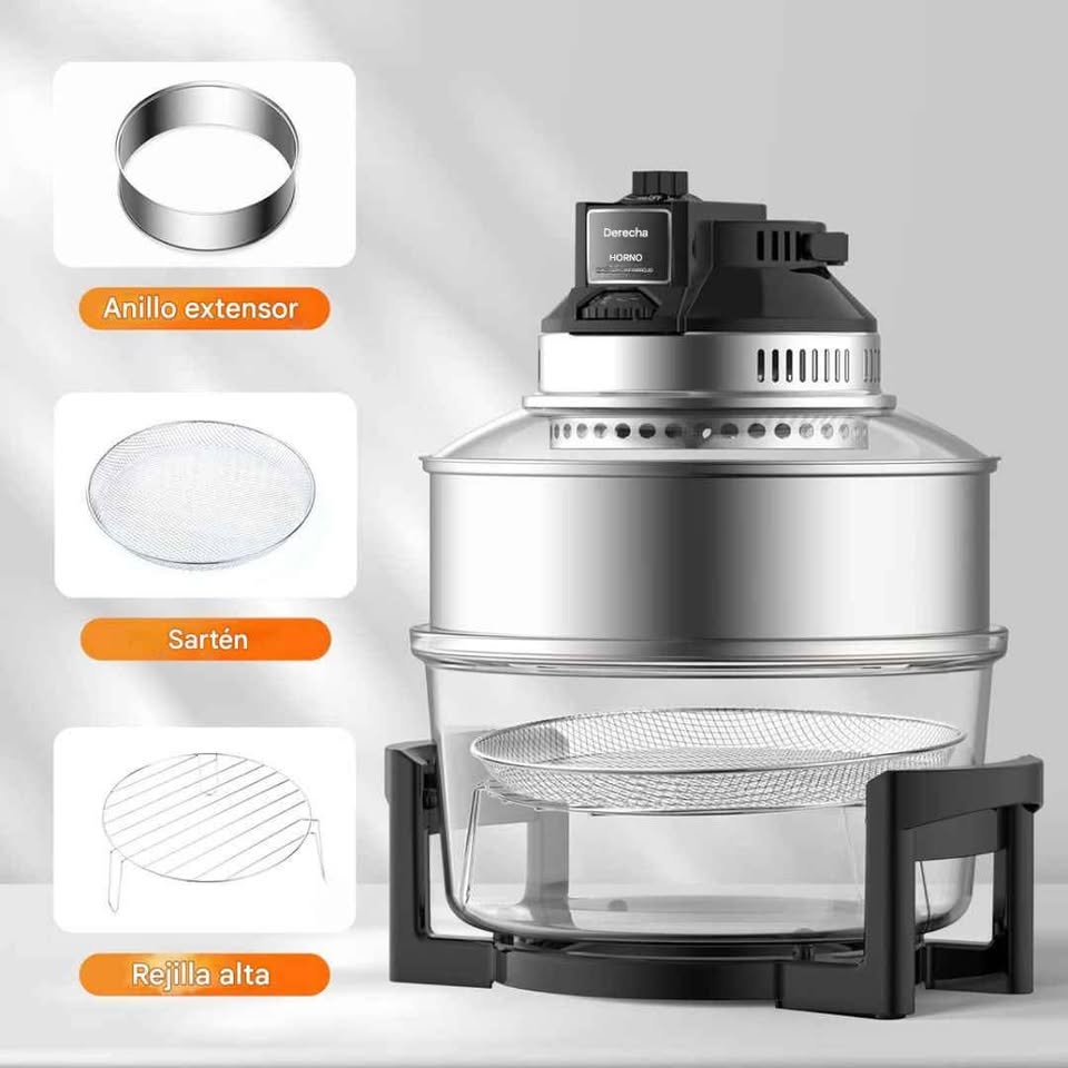 Freidora de aire de 17 litros
