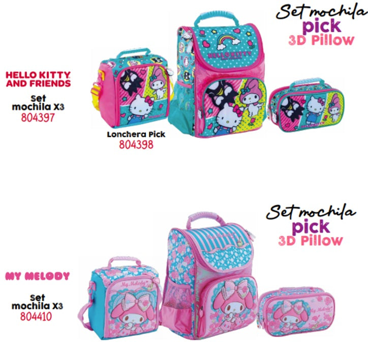Set Maleta Escolar X3 – Magic Scool (Oficio / Maleta Grande) | EVA 3D