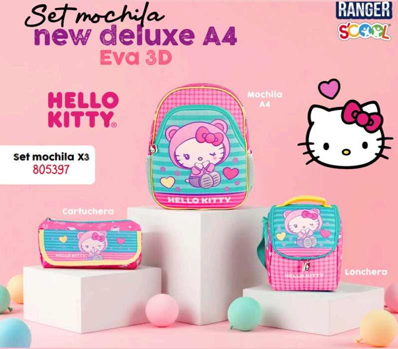 Set Maleta Escolar X3 – Ranger Scool (Oficio / Maleta Grande) | EVA 3D