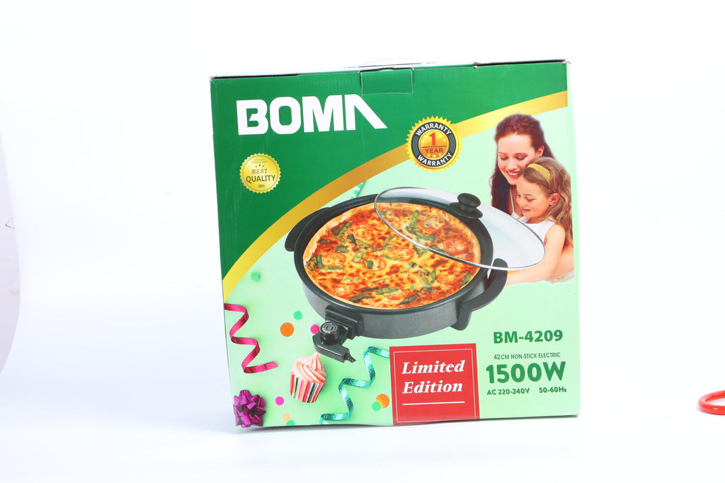 Sartén y Horno Pizzero T°max 240°C 1500W BOMA BM-4209